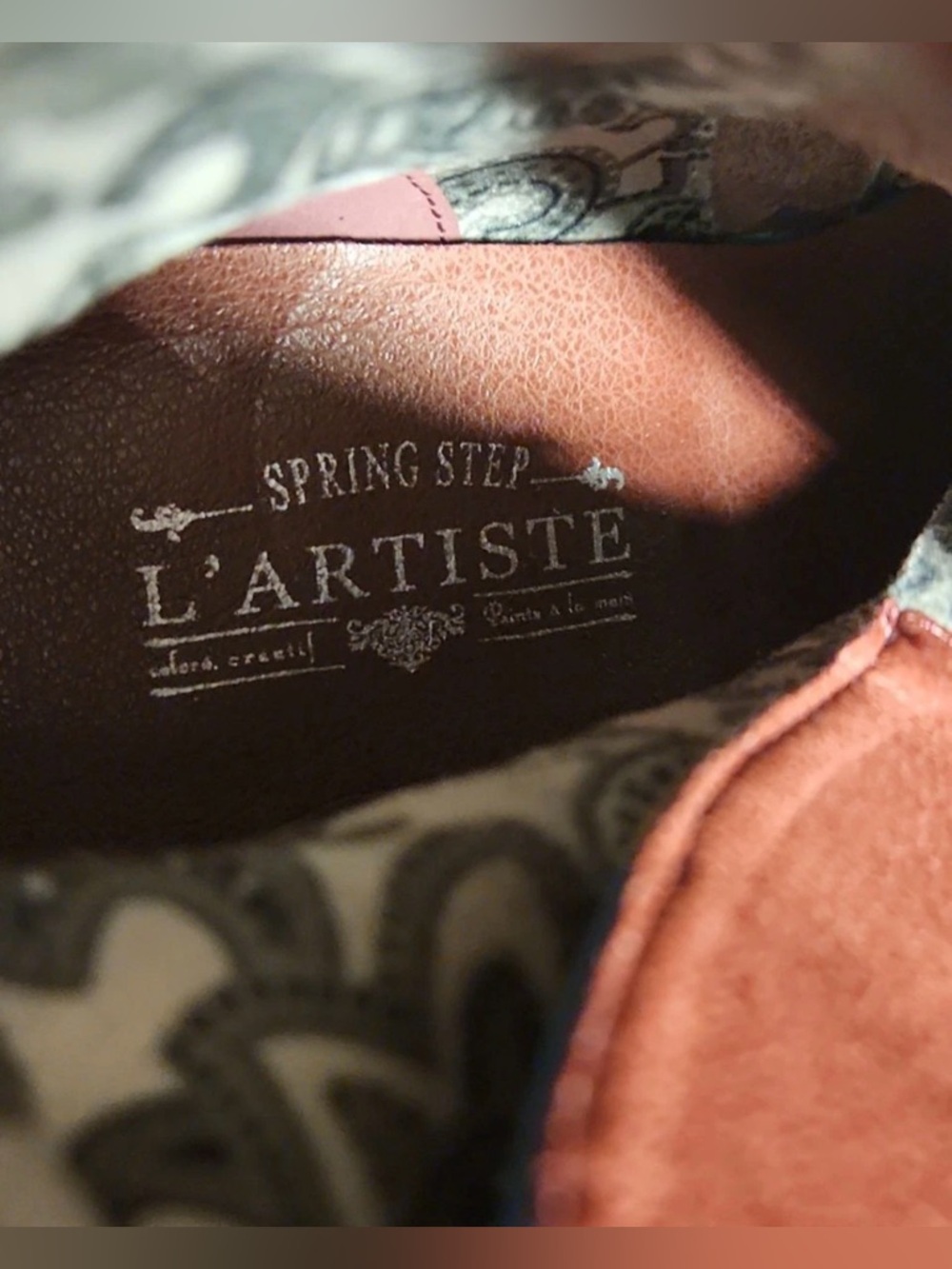 L'Artiste by Spring Step Rodeha Teal Leather Boots EUC - Size 41 (US 10) - Picture 11 of 15